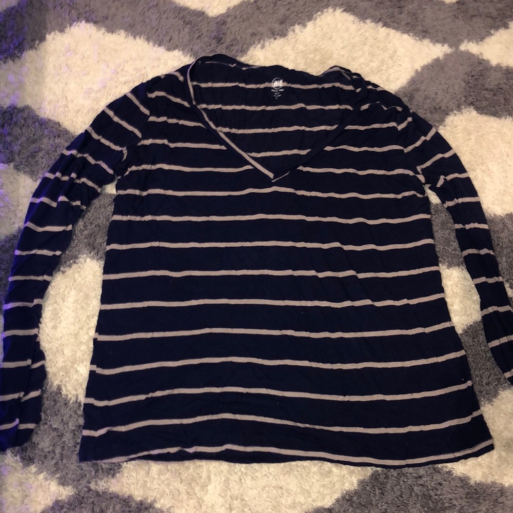 navy blue and cream striped shirt!
